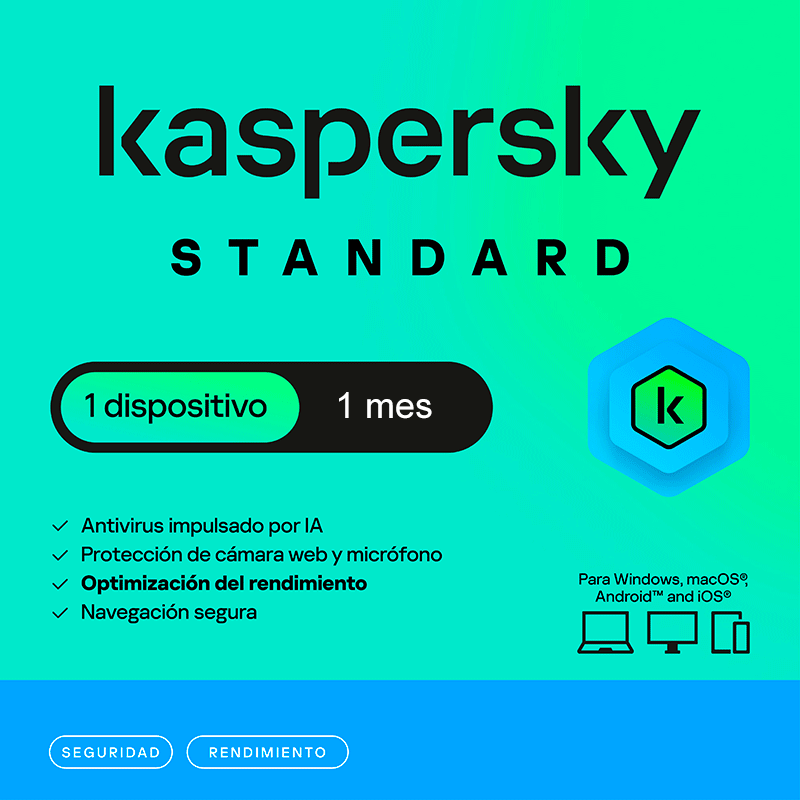 Kaspersky Standard (Suscripción mensual)